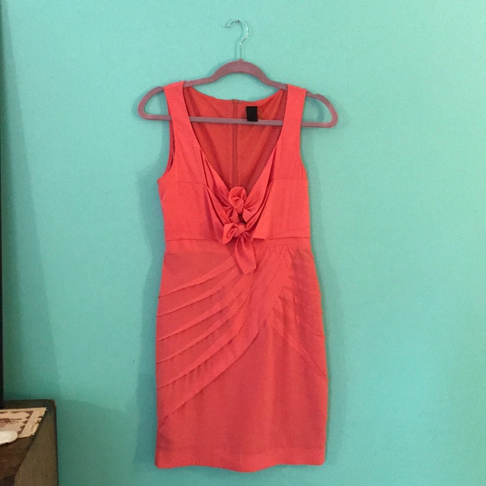 NWOT C. Luce Coral dress